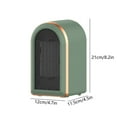 thumbnail image 3 of Nkmbld Electric Heater for Office, 1200W PTC Ceramic Heater with Heating and Fan Modes, Safe and Quiet Ceramic Heater Fan for Office Bedroom Bathroom, Green, 3 of 8