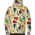 thumbnail image 5 of Hoodies for Men - Different Kind Of Guitars Long Sleeve Comfrt Men'S Fashion Hoodies & Sweatshirts, Sweatshirts for Men Hoodies Pullover Clothing Clothes with Pouch, 5 of 7