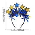 thumbnail image 3 of RuiJiao Clearance Middle Festival Decorations Colorful Headbands Holiday Party Decorations Castle Lanterns Decorative Headbands, 3 of 6