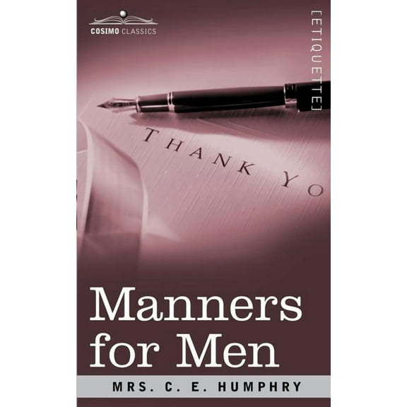 Cosimo Classics Etiquette Manners for Men, (Paperback)