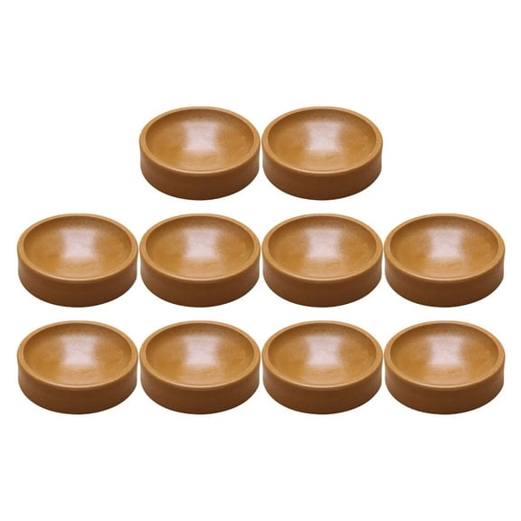10 Pcs Wheel Pad Furniture Leg Pads Piano Floor Cushions Foot Chair Caster Cups for