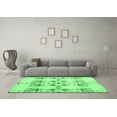 thumbnail image 3 of Ahgly Company Indoor Rectangle Solid Emerald Green Modern Area Rugs, 8' x 12', 3 of 4