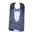 thumbnail image 1 of Adult Bib Reusable Waterproof Comfortable Adjustable Washable Clothing Protector Style F, 1 of 9