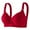 Wine, variant on Wdfiry Women Push Up Bra Solid Color Breathable Wirefree Gathering Underwear Daily Braslettes Soft Support Full Coverage Bras