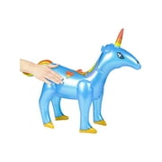 36" Blue Inflatable Unicorn Fairy Tail Fantasy Party Decoration