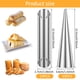 thumbnail image 3 of 20 Pzas Kits de Tubos de Formas de Cannoli Antiadherentes de Acero Inoxidable Molde de Cuerno de Crema Reutilizable Moldes en Forma de Cono Herramienta de Formas de Cannoli Tubulares para Rollo de Cr, 3 of 11