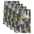 thumbnail image 2 of Orange Blue City Kitchen Towels Set of 4, Abstract Architecture Modern Art Absorbent Dish Towels for Kitchen, Microfiber Hand Towel, Quick Drying Tea Towel for Cleaning Decorative Dishcloths, 2 of 7
