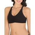thumbnail image 4 of Fruit of the Loom Women's Shirred Front Racerback Sports Bra, Style-90011, 3-Pack, 4 of 8
