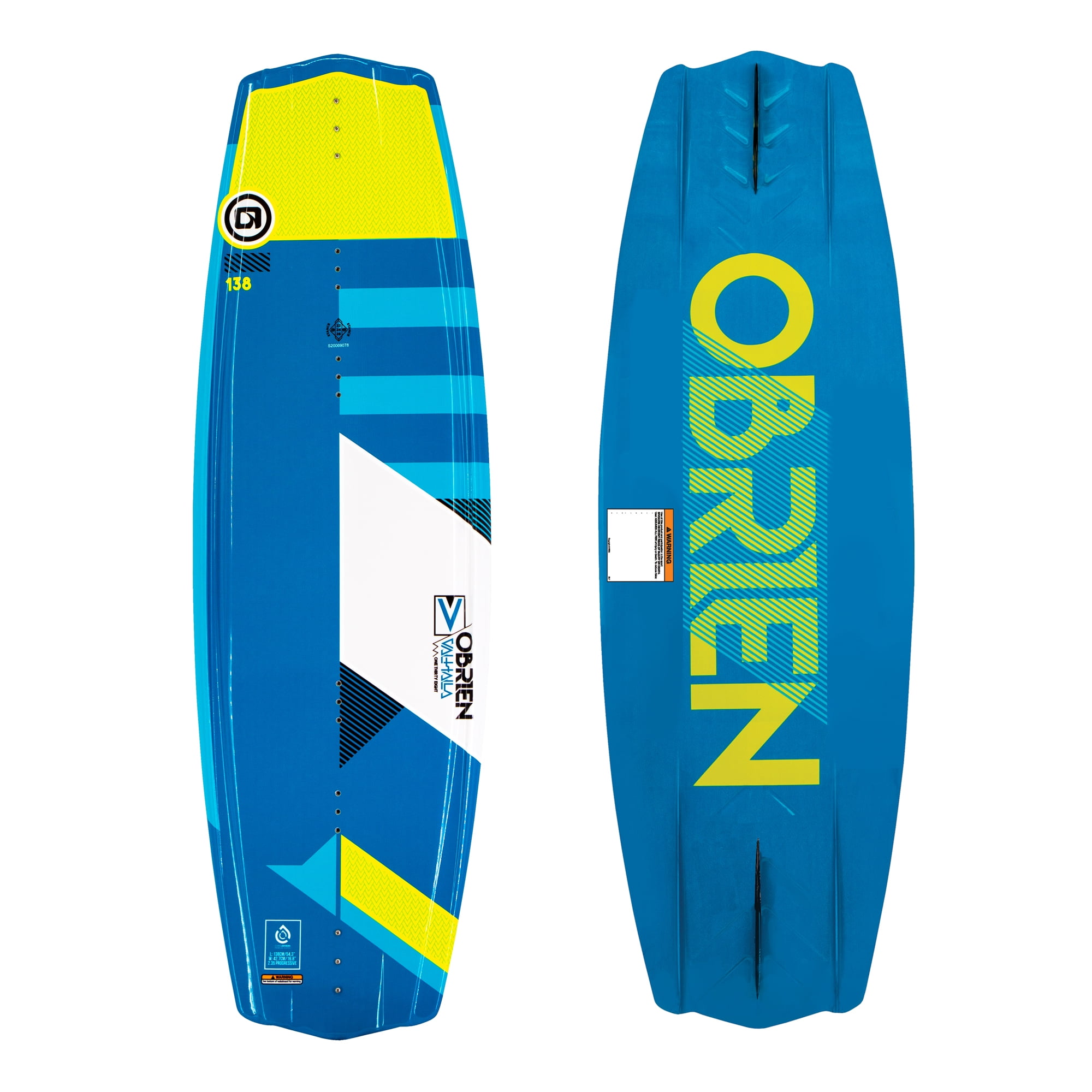 O'Brien Valhalla 143 Centimeter Wakeboard Package & Clutch 1014 Boot