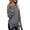 Gray, variant on Women Casual Off-Shoulder Knit Long Sleeve Pullover Sweater Top