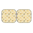 thumbnail image 7 of Xecao Rabbit And Candy for Foldable Car Sun Shades (2-Pack) offer sun protection with an easy-fold design for convenient windshield shading., 7 of 7