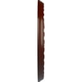 thumbnail image 4 of Ekena Millwork 11 3/8"OD x 3 5/8"ID x 7/8"P Palmetto Ceiling Medallion (Fits Canopies up to 4 1/2"), Hand-Painted Brushed Mahogany, 4 of 7