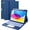Navy Blue, variant on iPad 11th 10th Generation （A16）Case with Keyboard, Folio Cover with Pencil Holder, Multi-Touch Trackpad,Yellow
