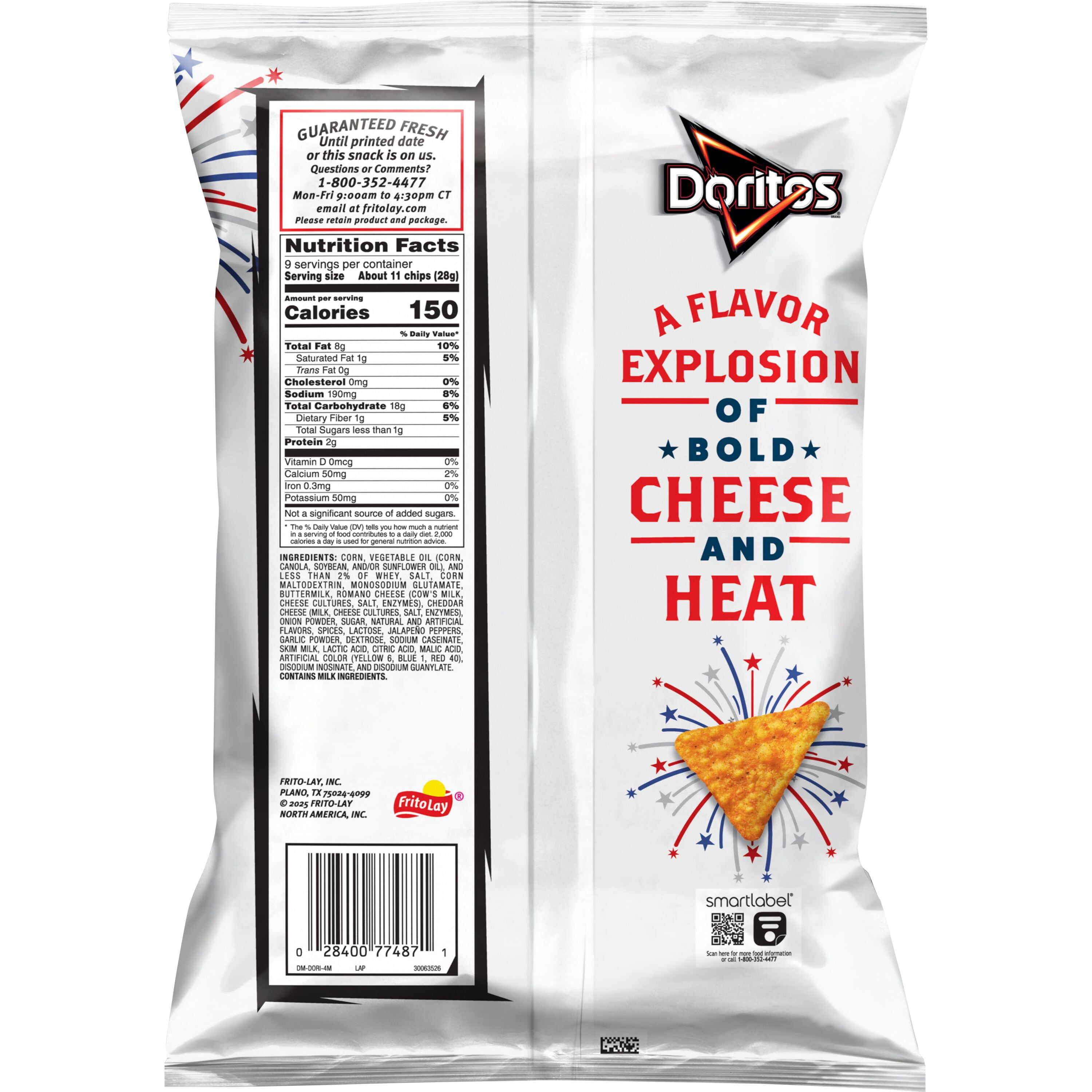 Doritos Twisted Queso Tortilla Chips, 9 Ounce Bag