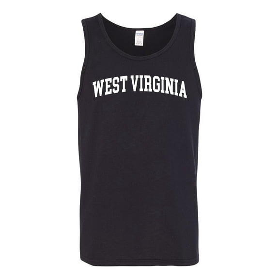 Wild Bobby State of West Virginia College Style Men Tank Top