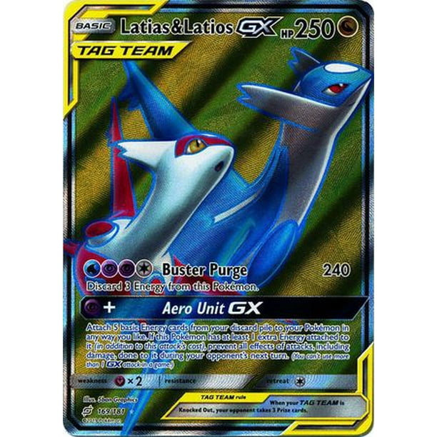 Pokemon Team Up Latias Latios Gx 169 Walmart Com