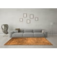 thumbnail image 3 of Ahgly Company Indoor Rectangle Oriental Orange Industrial Area Rugs, 7' x 9', 3 of 4