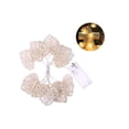 thumbnail image 4 of Mistaha 10LED Rattan Pattern String Lights for Christmas Decoration - Warm White Light, Battery Operated, Ideal for Indoor and Outdoor Use, 4 of 5