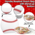 thumbnail image 3 of Baseball Snack Bags 12 Pcs with Handles, Reusable Sealed Treat Bags, Stand-up Goodie Bags for Sports Team Game Day Party Favor Birthday Gifts Supplies, 3 of 7
