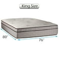 thumbnail image 2 of DS USA Fifth Ave Plush Extra Soft Foam Encased Eurotop (Pillow Top) Mattress Only King Size-76"x80"x13" Sleep System with Enhanced Cushion Support, Long Lasting Comfort, 2 of 5