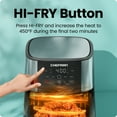 thumbnail image 6 of Chefman Turbofry Touch XL 8 Qt. Air Fryer With Digital Controls - Stainless Steel, 6 of 8