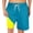Blue-Yellow, variant on Boys Swim Trunks with Compression Liner Solid Color Bathing Suits Summer Quick Dry Swimwear Swim Shorts 6-14T