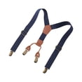 thumbnail image 1 of Tachiuwa Boys Suspender Children Brace Solid Color Strong Metal Clips Pants Suspender, 1 of 9