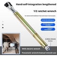 thumbnail image 5 of Hand Wrench Extender 1/2 Inch Drive Extension Tool With Quick Change System for Offset Power Ratchet Electric Chain Wrench, Offset Extension Wrench for Electric Drill, Impact Offset Extension Wrench, 5 of 6