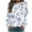 Sky Blue, variant on Hueook Long Sleeve Shirts for Women Women's Fashion Casual Printed Round Neck Long Sleeve Orange M