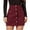 Wine, variant on Pure Color Corduroy Mini Skirt for Women Ol Elegant High Waist Bodycon Ruched Wrap Pencil Skirt Single Short Skirts XL