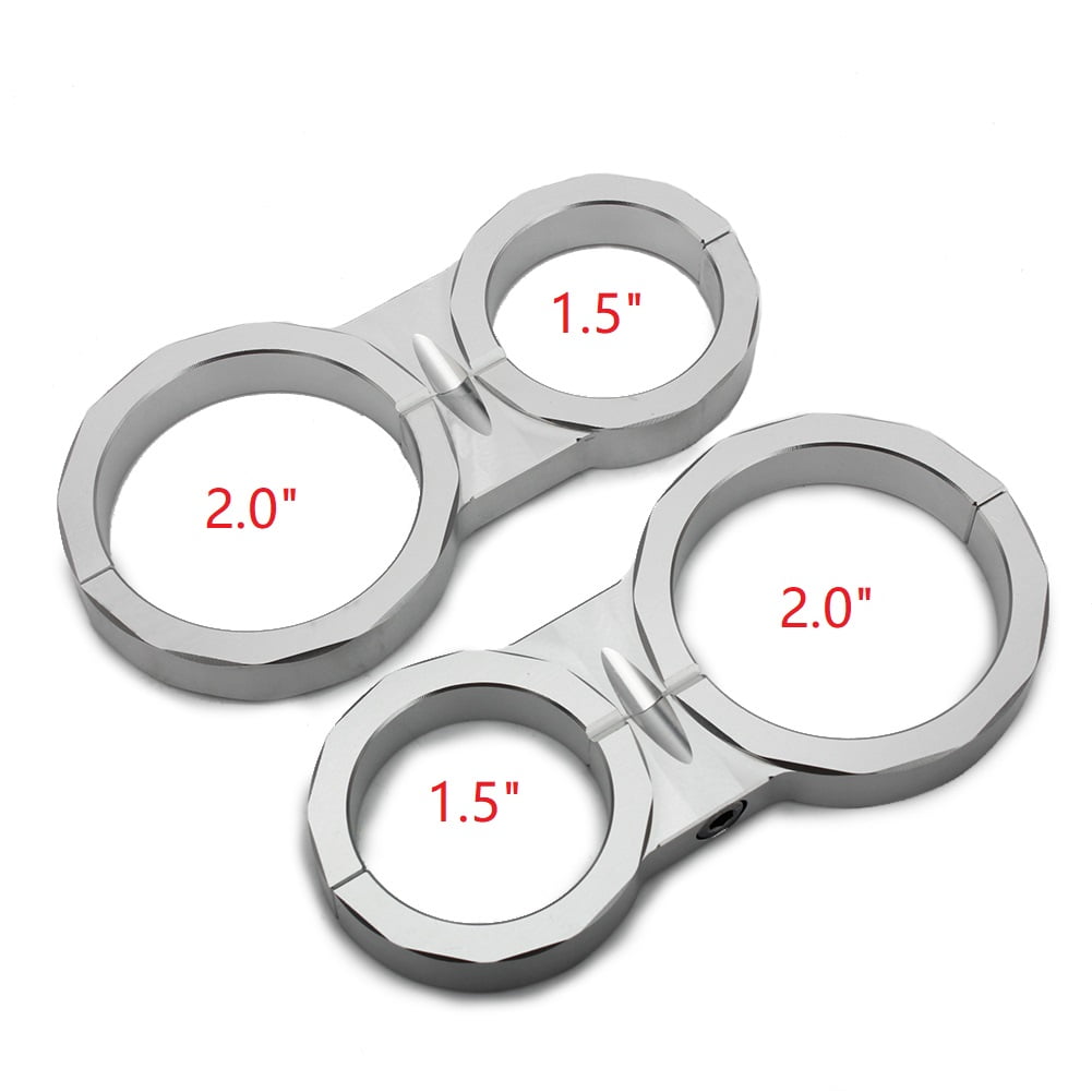 Billet 2.0" Shock Reservoir Mounting Clamps 1 1/2" Roll Cage Bar ATV UTV