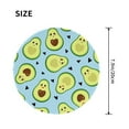 thumbnail image 3 of Disketp Avocado And Hearts Small Mouse Pad 7.9x7.9 Inches,Washable Round Mousepad For Office Laptop Computer,Non-Slip Rubber Base Mouse Pads For Wireless Mouse, 3 of 9