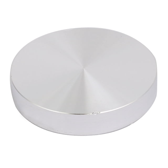 Unique Bargains 50mm Diameter 10mm Thickness M8 Thread Aluminum Disc Hardware for Glass Table