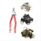 thumbnail image 2 of Kit de 30 piezas de herrajes para llavero de 32 mm, compatible con clips de muñeca, correas y herramientas de bricolaje., 2 of 5