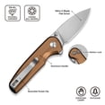 thumbnail image 7 of CIVIVI Mini Shakan Pocket Folding Knife with 2.48" Nitro-V Blade C20052F-3, 7 of 7