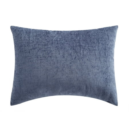 - Mainstays Chenille Oblong Decorative Pillow, 14 x 20, Blue