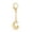 Alphabet C, variant on Gold Keychain For Women,With Letter Charm Gold Handbag Key Pendant Fashion Keychain Accessories