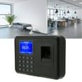 thumbnail image 1 of Time Clocks, 2.4 Inch Display 1000 User Capacity Fingerprint Attendance Machine, Name Display Biometric High Accuracy Employee Checking in Recorder Fingerprint Time Clock 100-240V, 1 of 7