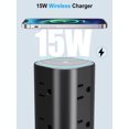 thumbnail image 4 of Carga inalámbrica Power Strip Tower UWIWUTEI 17 en 1 de 15 W, 4 of 8