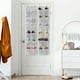 thumbnail image 5 of Organizador de zapatos Simple Houseware 24 bolsillos, paquete de 2 unidades, gris, 5 of 6