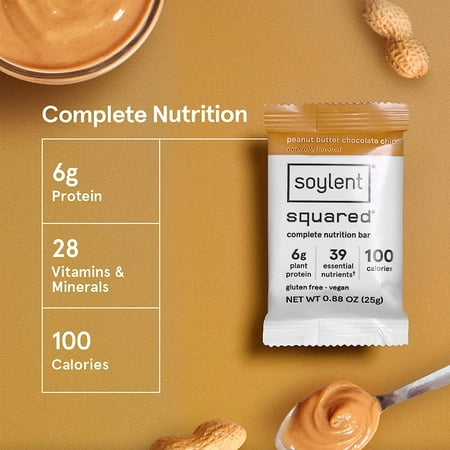 Soylent Squared Peanut Butter Chocolate Chip