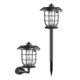 thumbnail image 3 of Lámpara de valla con luz solar para exteriores, versátil, impermeable, decorativa 2 piezas, 3 of 9