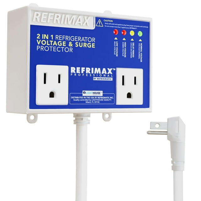 Protector de voltaje y sobretensión Refrimatic para refrigeradores