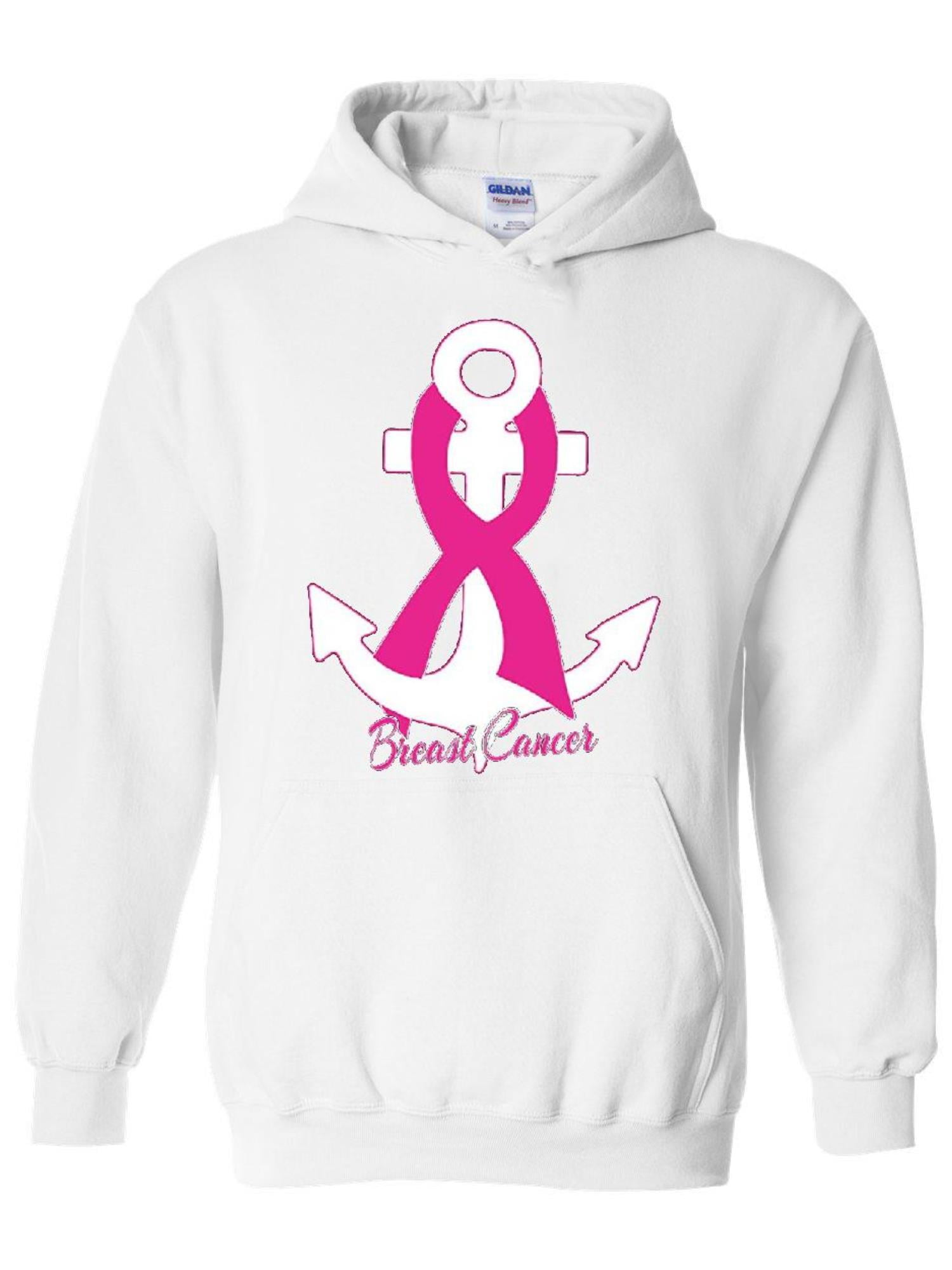 Unisex Cancer Ribbon Hoodie Sweatshirt