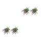 thumbnail image 3 of Inteprter De flores artificiales de lavanda, ramo de plantas de 7 puntas, suministro romántico, jarrón de boda exterior para Navidad, Rojo púrpura 2piezas, 3 of 6