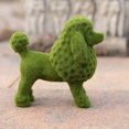 thumbnail image 2 of Estatua de animales flocados Ticfox tipo C hecha a mano de resina y musgo, 2 of 7