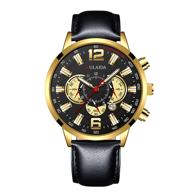 Fashion Sport Men's Stainless Steel Belt Band Quartz Analog Wrist Watch