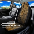 thumbnail image 4 of Uorisanigo Hunting Oak Car Front Seat Covers Waterproof Car Seat Cover Stretch Polyester Fabric Cover Non Slip Fashion Auto Interior Universal for Cars Truck SUV Van, 4 of 7