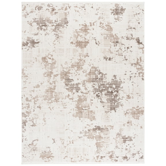 SAFAVIEH Emerald Joleen Abstract Area Rug, Ivory/Beige, 8' x 10'