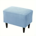 thumbnail image 1 of CNKOO 1pc  Stretch Ottoman Cover Modern Style  Dust-Proof Footstool Slipcover  Living Room Decor  Home Decor  Elastic Ottoman Slipcovers Protective Cover ZZZ, 1 of 7